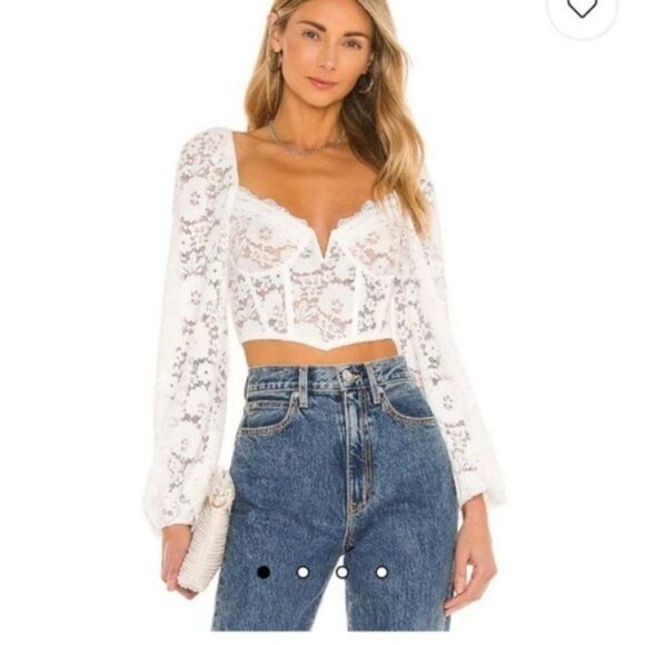 NWT V. Chapman Delphine Black Top Lace Blouse Size 0 - Picture 5 of 11